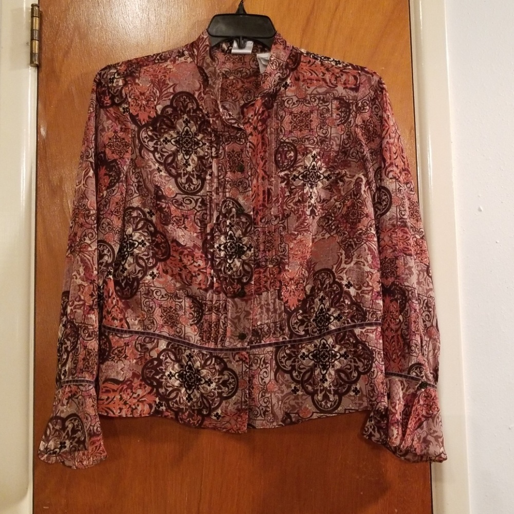 🍁🆕 Emma James Blouse Size Petite 14